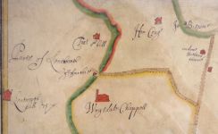1670 Vaccary of Abbeystead  map section